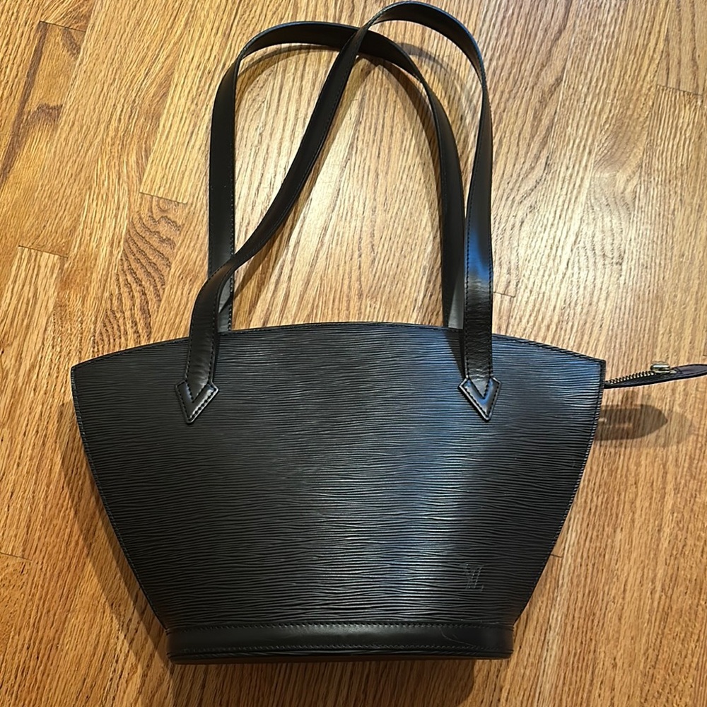 Louis Vuitton Epi Leather Black Tote Bag